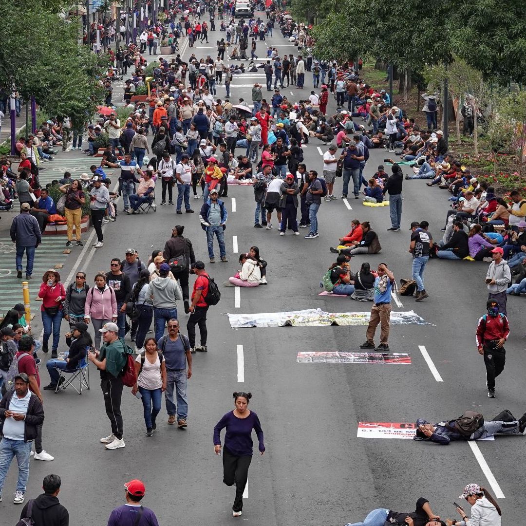 CNTE en CDMX. Foto: Cuartoscuro